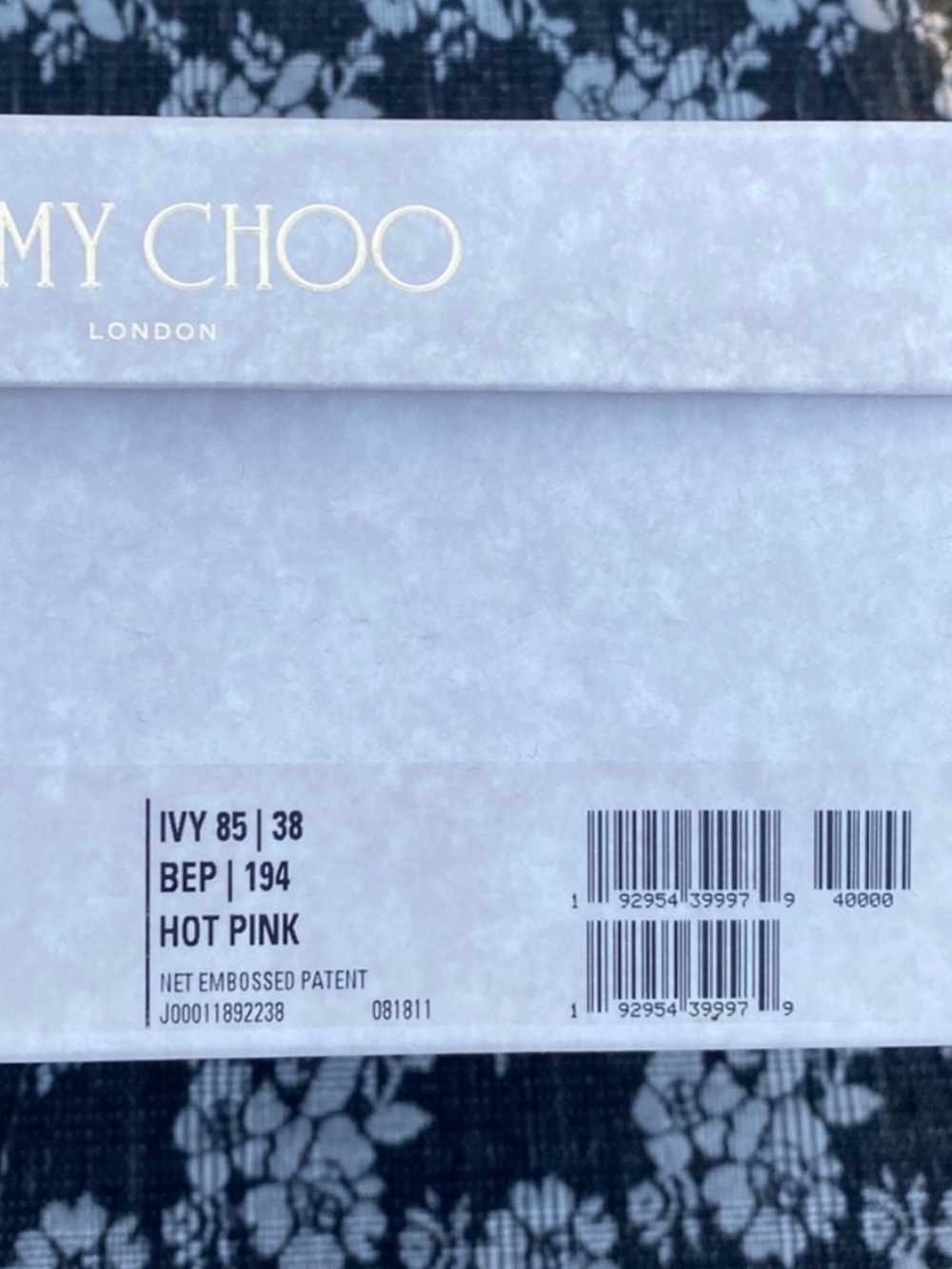 Jimmy Choo! Pristine!!!🩷 Ivy 85 Heels Pump Hot Pink 38 - Picture 11 of 14